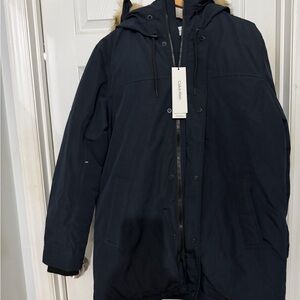 Calvin Klein Men's Dark Blue Puffer Jacket
